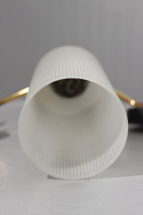 Image 1 of Pareja de apliques de pared de los años 50, diseño Arlus Lunel Guariche Stilnovo