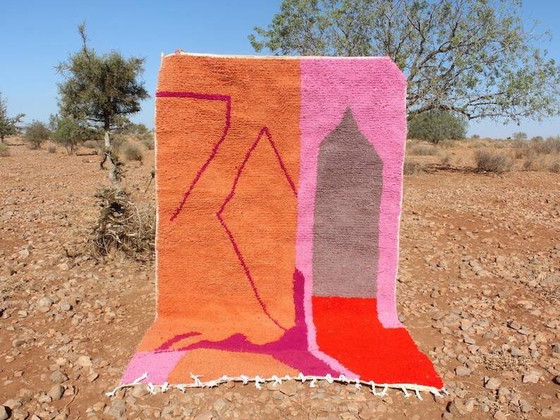 Alfombra bereber tradicional hecha a mano 200cm x 300cm – Wool (photo 9 of 9)