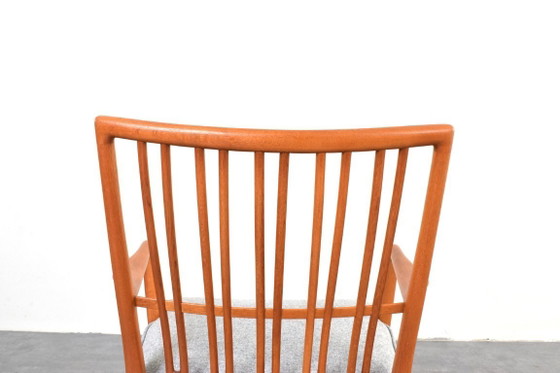 Image 1 of Eichenholz-Schaukelstuhl ML33 von Hans J. Wegner für A/S Mikael Laursen, 1950er Jahre