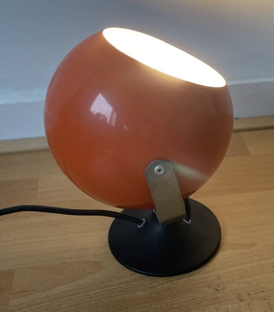 Image 1 of Anvia - Vintage oranje Eyeball wandlamp
