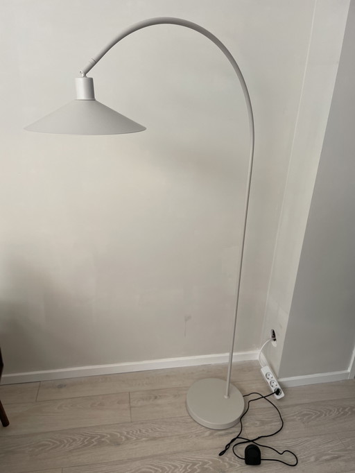 Lampe arc beige - comme neuve