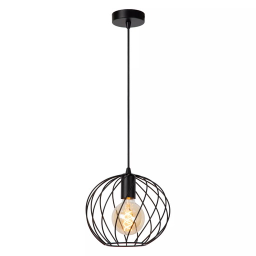 Lucide Danza – suspension noire – Ø 25 cm – 1xE27