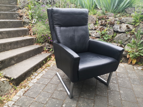 Image 1 of Laauser leren fauteuil/loungestoel/vintage designklassieker - in topconditie