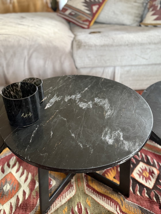 Image 1 of Round marble coffee table