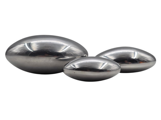 Image 1 of Set di 3 ciottoli decorativi in ​​alluminio massiccio