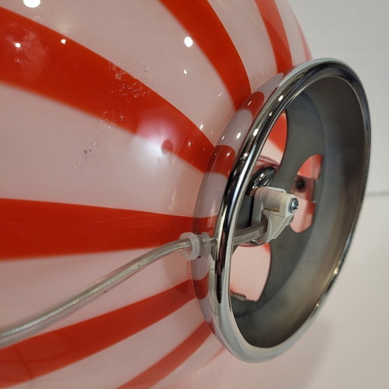 Image 1 of Tischlampe, mundgeblasener Glaskolben, Muranoglas, 80er Jahre – Italien