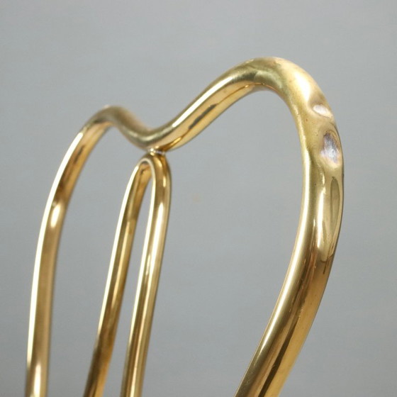 Set van 4 Jansen Argentina stoelen, jaren 1950 – Maison Jansen, Eetkamerstoelen, Brass (photo 8 of 11)