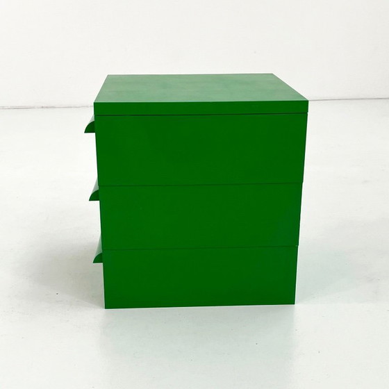 Grüne Kommode mit 3 Schubladen Modell 4601 von Simon Fussell für Kartell, 1970er Jahre – Kommoden, Plastic (photo 6 of 8)