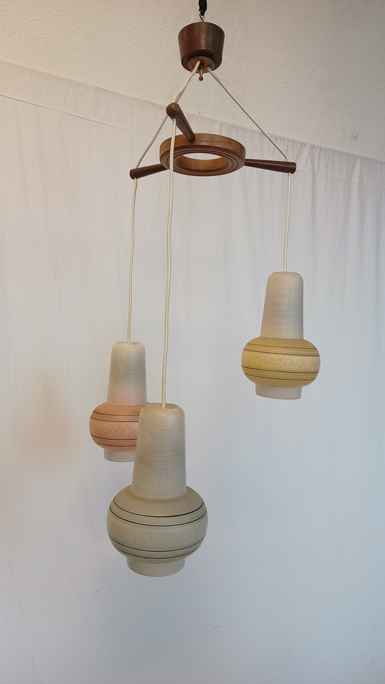 Image 1 of Lámpara colgante escandinava con tres tazas