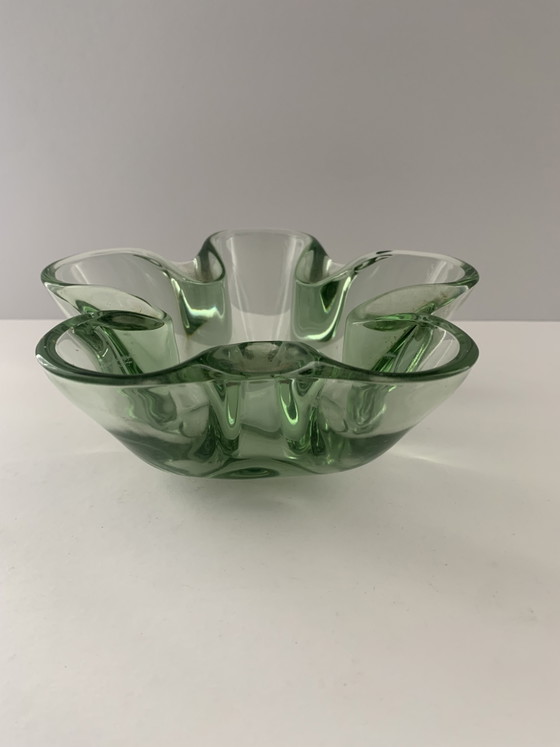 Image 1 of Posacenere Wilhelm Wagenfeld, posacenere, factotum, VLN, WMF Vereinigte Lausitzer Glaswerke in Weißwasser, design Bauhaus