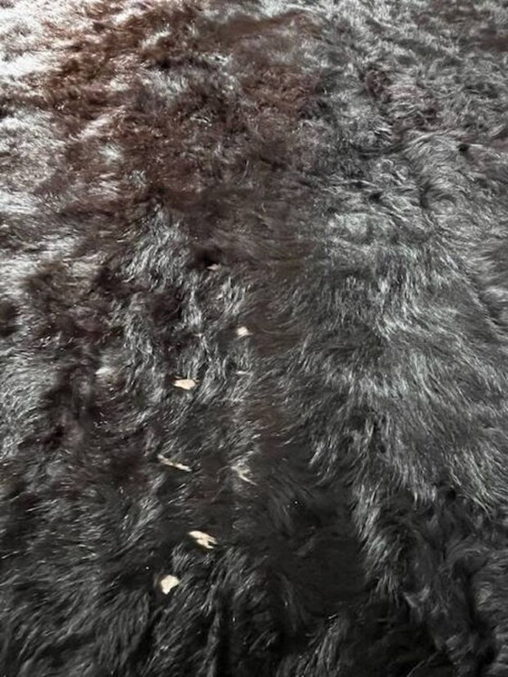 Image 1 of Tappeto, pelle di vacchetta marrone