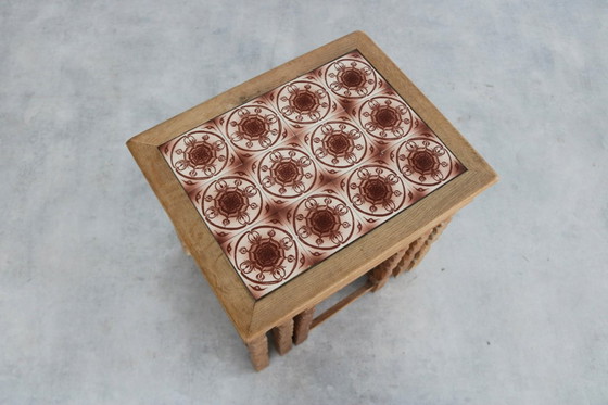 Image 1 of Brutalist set Deense nesting tables