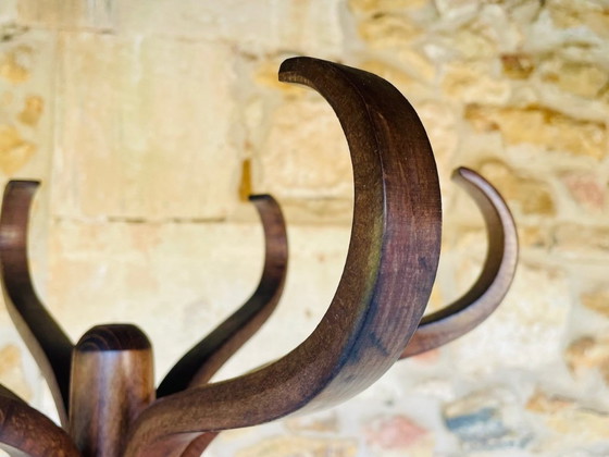 Image 1 of Porte-manteau sur pied de style moderne du milieu du siècle, par Baumann, années 1960