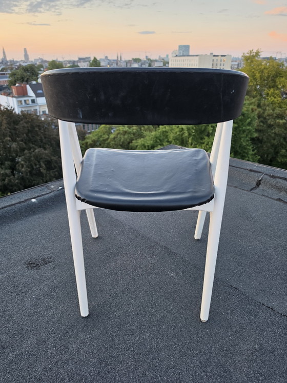 Sedia Thomas Harlev modello 205 per Farstrup Møbler – Sedie e poltrone, Wood, Skai (photo 4 of 6)
