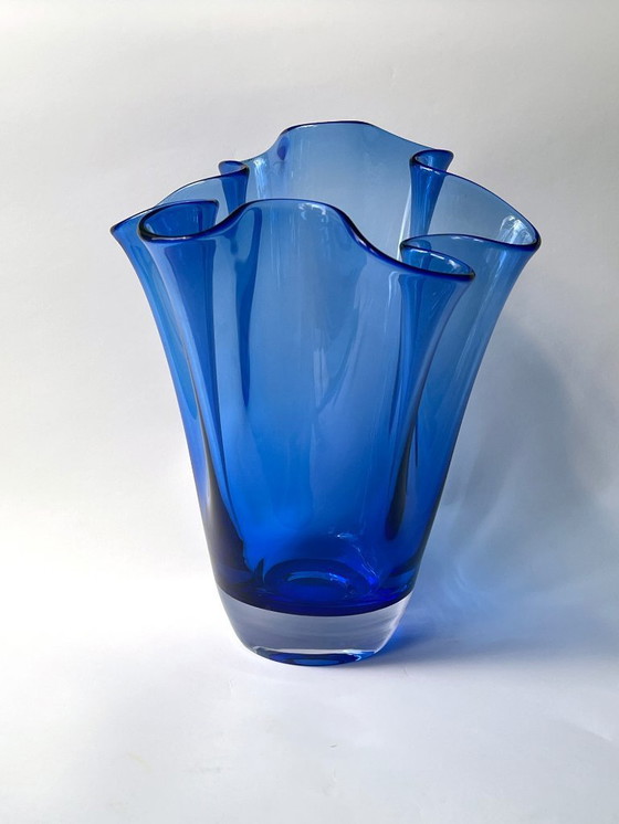 Image 1 of Design danese - Vaso Laguna Vaso Hankerchief Per Lütken per Holmegaard