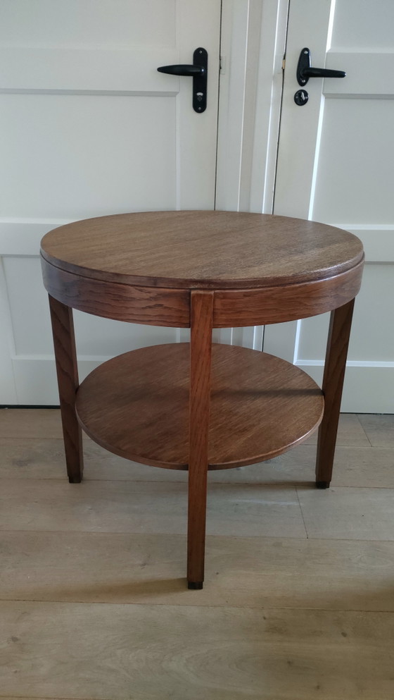 Image 1 of Grande table basse Art Déco, style École d'Amsterdam, années 1930