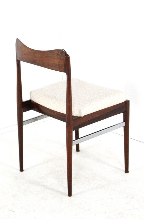 Set di 6 sedie da pranzo in palissandro, sedie da pranzo nuove, imbottite, stile vintage – AWA, Wood (photo 3 of 17)