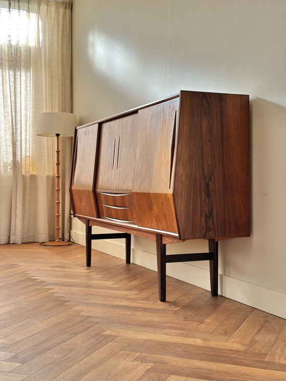 Vintage Wall Unit Danish Design E.W. Bach Wood 1950s/60s – E. W. Bach, Sideboard cabinet (photo 5 of 15)
