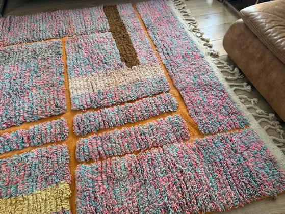 Hand-knotted Moroccan Boucherouite Rug 304 × 193 cm – Rugs & carpets, Wool (photo 4 of 15)