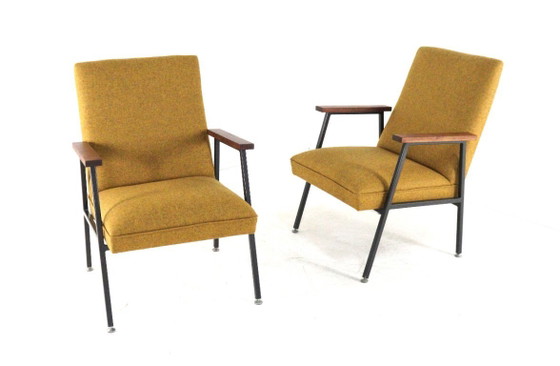 Image 1 of Gispen Fauteuil 'Genie' Vintage Nieuw Gestoffeerd