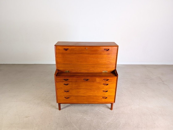 Image 1 of Peter Hvidt Orla Mølgaard-Nielsen Secretary Midcentury Søborg teak