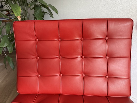 Poltrona Barcelona in pelle rossa – Poltrone, Chrome, Leather (photo 5 of 8)