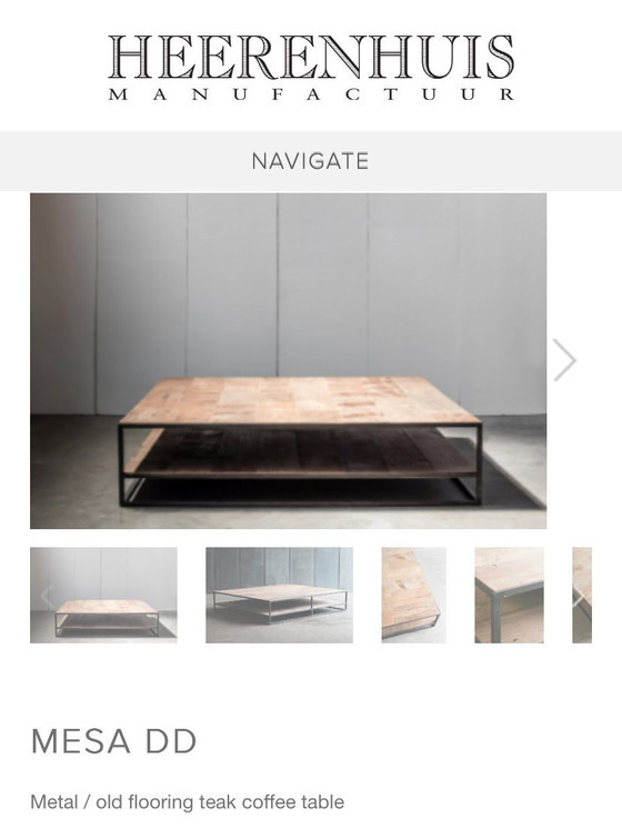 Image 1 of Heerenhuis Mesa DD salontafel 170x130