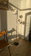 HERDA Oogbol Vloerlamp – jaren 70 - vloerlamp