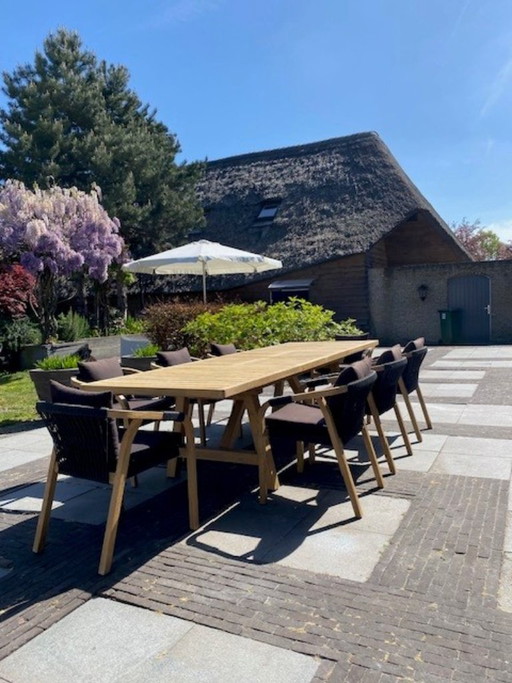 Ensemble de table et chaises de jardin