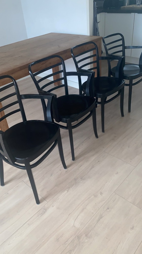 4 chaises Thonet - Bois noir – Chaises de salle à manger, Wood (photo 6 of 6)