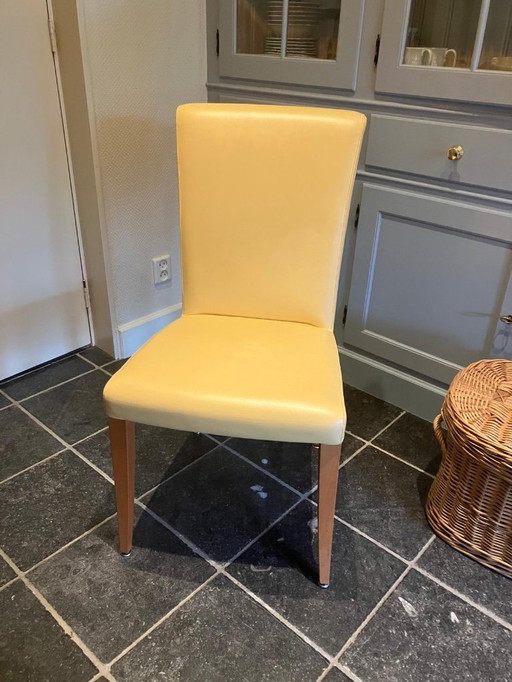 Set of 6 Poltrona Frau chairs