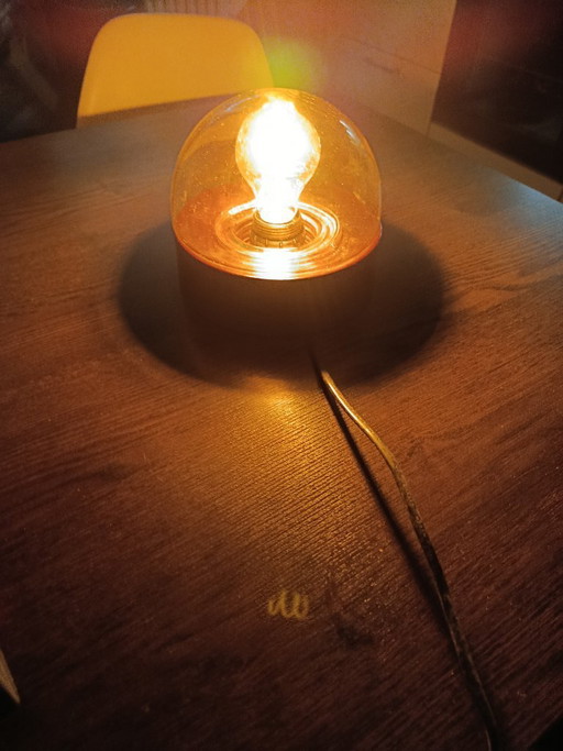 Space age/mid-century / set of 3 TEKA "Bubble" glass lamps