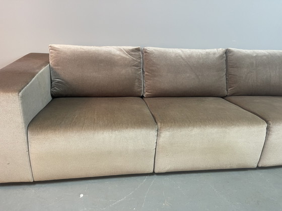 Eccezionale Divano Modulare Walter Knoll in Velluto Champagne. Germania, anni '70. Rif.: SM2000 (photo 9 of 15)