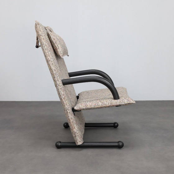 Image 1 of T-Line Lounge Chair by Burkhard Vogtherr for Arflex Italy, 1980s