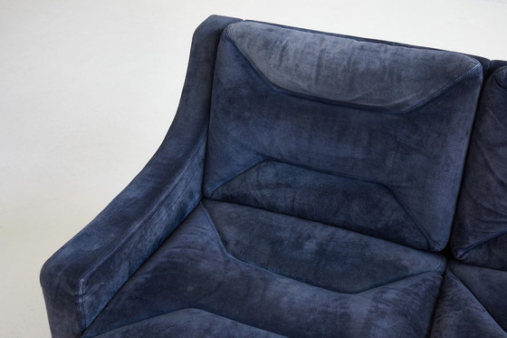 Image 1 of  Divano a due posti nello stile di Jacques Charpentier, Francia 1970.