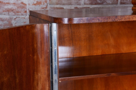 Gerestaureerd art-deco dressoir, van J. Halabala, UP Zavody, mahoniehout, Tsjechië, jaren 1920 – UP Závody (photo 34 of 44)