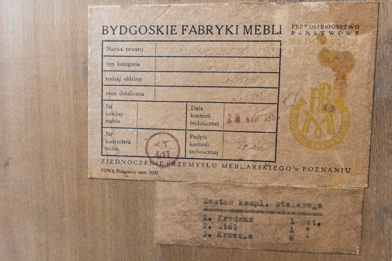 Image 1 of Credenza lunga di metà secolo di BFM, 1964, Polonia