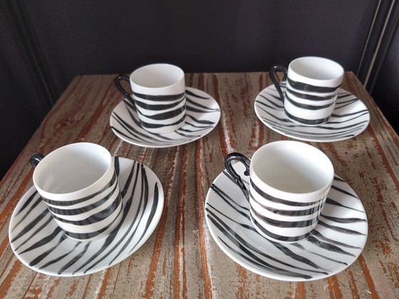 Image 1 of Tazzine/piattini da caffè vintage Galeries Lafayette (Parigi).