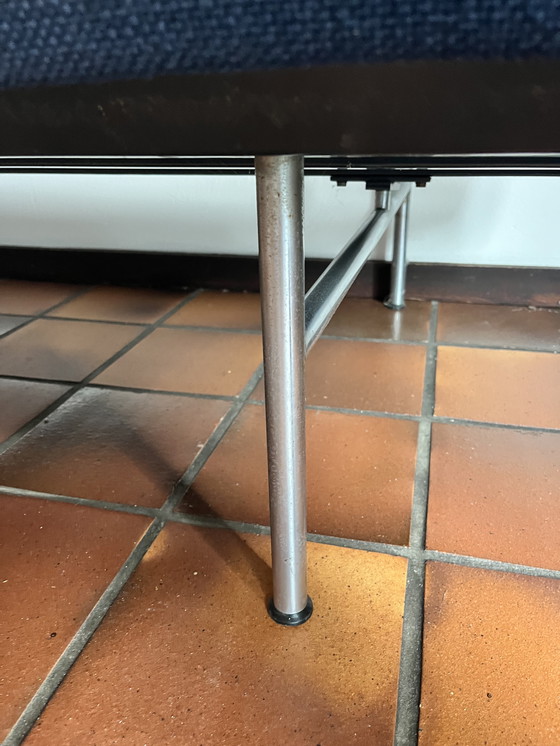 Image 1 of Gispen 2-zitsbank vintage model 1720 metalen frame van Andre Robert cordemeyer 