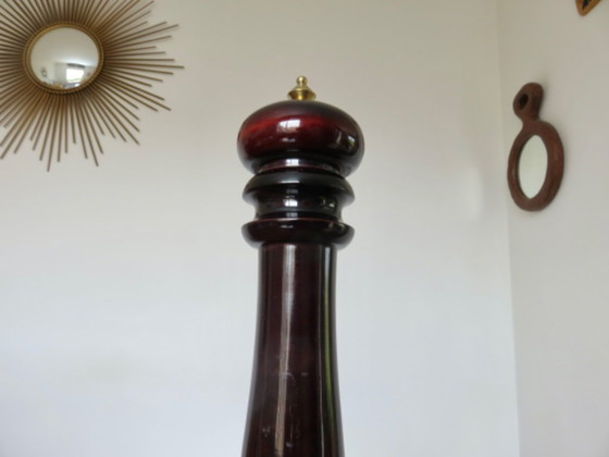 Moulin à Poivre "CHIARUGI" "CC" Firenze Italy, en Bois Laqué, 1970, XXL – Objetos decorativos, Wood (photo 7 of 12)