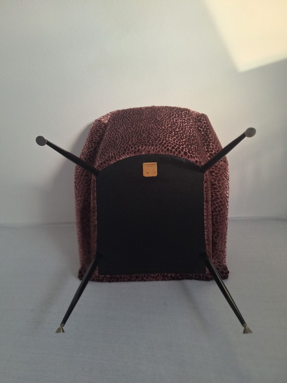 Poltrona vintage Köln Easy Chair degli anni '60 – VEB Sitzmöbelwerke Waldheim, Poltrone, Textile, Metal (photo 7 of 9)