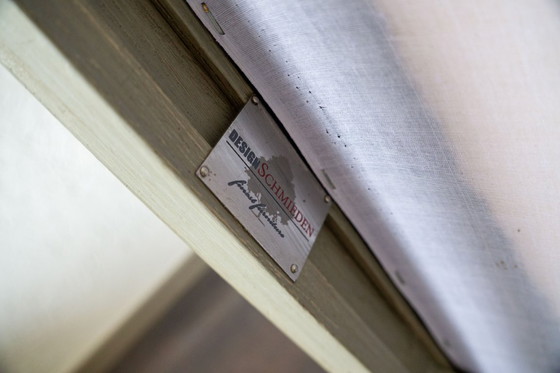 Image 1 of Set aus 4 luxuriösen Esszimmerstühlen – Design Schmieden – Massivholz