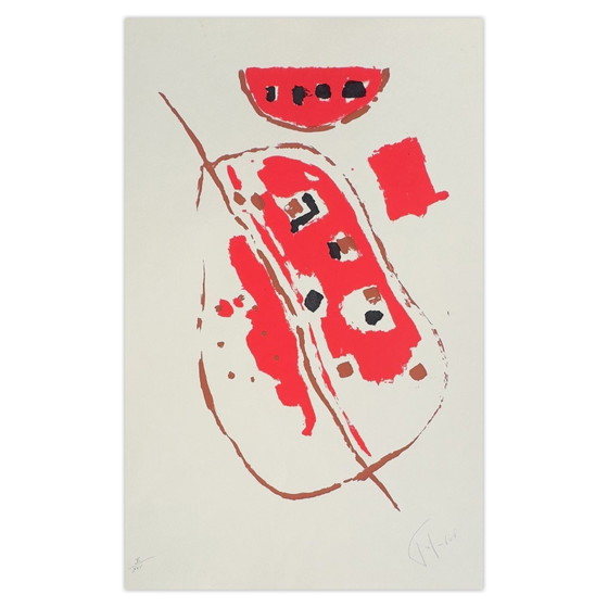 Lithographie signée de Pierre Tal-Coat, Menton, 1969 – Lithographies et sérigraphies, Paper (photo 5 of 5)
