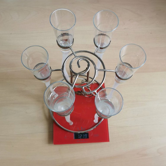 Image 1 of BICCHIERI DA CHAMPAGNE VINTAGE CON SUPPORTO