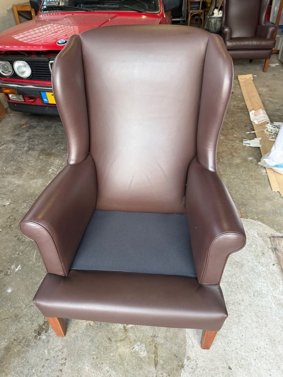Image 1 of Leather armchairs 2x