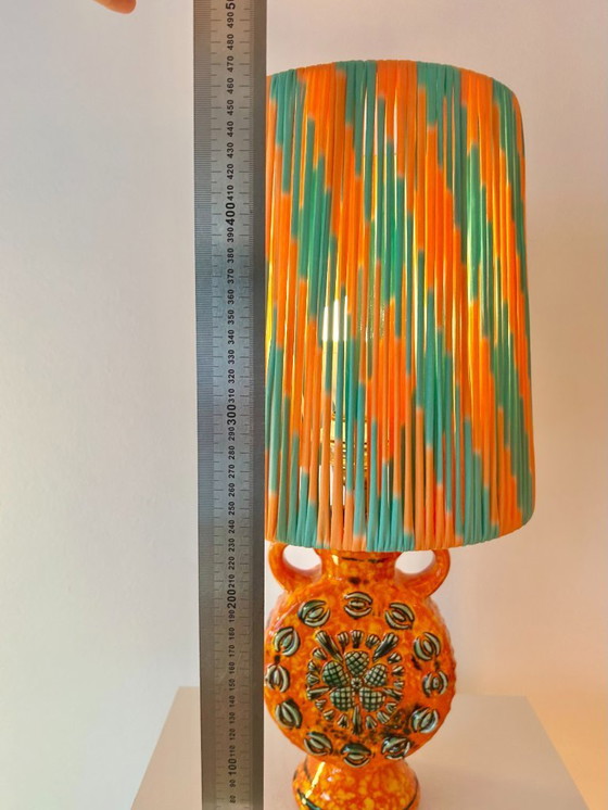 Image 1 of Lámpara de jarrón inalámbrica Pop Art – Dümler & Breiden | Forma de ánfora | Años 70 | Cerámica de Alemania Occidental