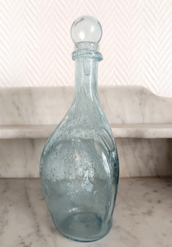 Image 1 of 2 caraffe in vetro a bolle stile Biot