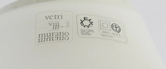 Image 1 of 2x Lampade a sospensione Cinea, Atelier Leucos, Fatte a mano a Murano, Design Giusto Toso