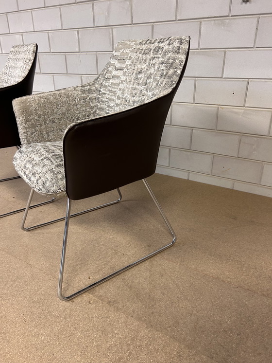 Image 1 of Sedie da pranzo Leolux Mara 2 pezzi