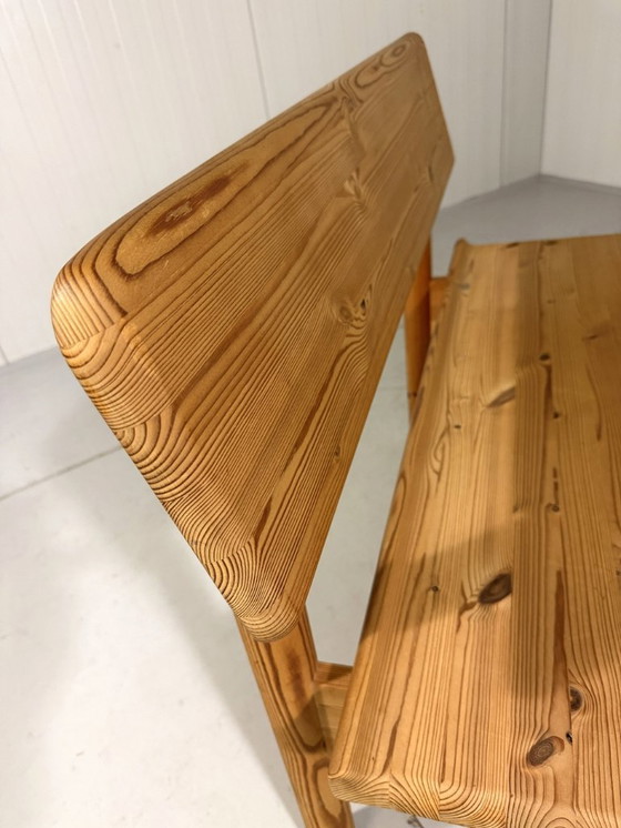 Image 1 of Korup Stolefabrik solid pine bench with storage Denmark